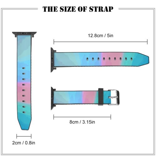 yanfind Watch Strap for Apple Watch Technology   Colorful Glossy Gradient Compatible with iWatch Series 5 4 3 2 1