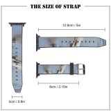 yanfind Watch Strap for Apple Watch Whooper  Bird Take  Lake Vertebrate Beak Wing Wildlife Egret Heron Compatible with iWatch Series 5 4 3 2 1