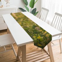 Yanfind Table Runner Agriculture Field Blossom Grass Domain Rural Plant Public Outdoors Farm Pasture Everyday Dining Wedding Party Holiday Home Decor