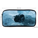 yanfind Pencil Case YHO Images Iceland Macro Snow Wallpapers Closeup  Outdoors Pictures Creative Grey Zipper Pens Pouch Bag for Student Office School