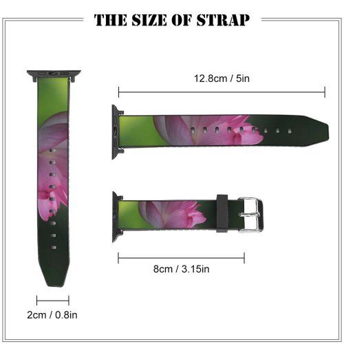 yanfind Watch Strap for Apple Watch Aquatic Gardens Northeast Washington Pond  Plant PNG Avenue Dahlia Lotus Compatible with iWatch Series 5 4 3 2 1