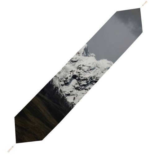 Yanfind Table Runner Wallpapers Peak Pictures Plateau Range Outdoors Ice Grey Snow Domain Mountain Images Everyday Dining Wedding Party Holiday Home Decor