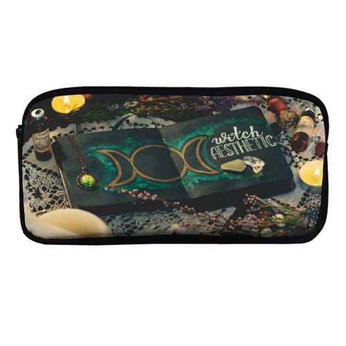 yanfind Pencil Case YHO Images Darkness Harvest Vegetables  Wallpapers Skull Candle Crystals Pumpkin  Ingredients Zipper Pens Pouch Bag for Student Office School