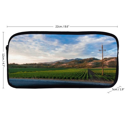 yanfind Pencil Case YHO Images Country HQ Landscape Filed Hills Wallpapers  Pole Free Road Pictures Zipper Pens Pouch Bag for Student Office School