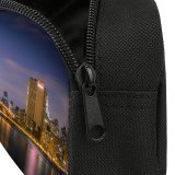 yanfind Pencil Case YHO Danny García Brooklyn  York Cityscape City Lights Reflections Skyscrapers Suspension Zipper Pens Pouch Bag for Student Office School