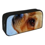 yanfind Pencil Case YHO Dog  Carnivore Canidae  Nose Snout Dog Zipper Pens Pouch Bag for Student Office School