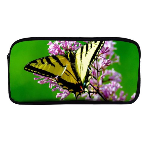 yanfind Pencil Case YHO Images Insect Colorful Flora Wing Public Lilac Wallpapers Wildlife Plant Invertebrate Pictures Zipper Pens Pouch Bag for Student Office School