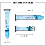 yanfind Watch Strap for Apple Watch Vivid Transparent Flush Bottle Shed Dye Fluid Liquid Vibrant Drop Aqua Resources Compatible with iWatch Series 5 4 3 2 1