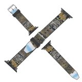 yanfind Watch Strap for Apple Watch Abies 中国新疆维吾尔自治区阿勒泰地区布尔津县禾木哈纳斯蒙古族乡 Scenery Range Tree  Domain Wilderness Plant Fir Public Compatible with iWatch Series 5 4 3 2 1