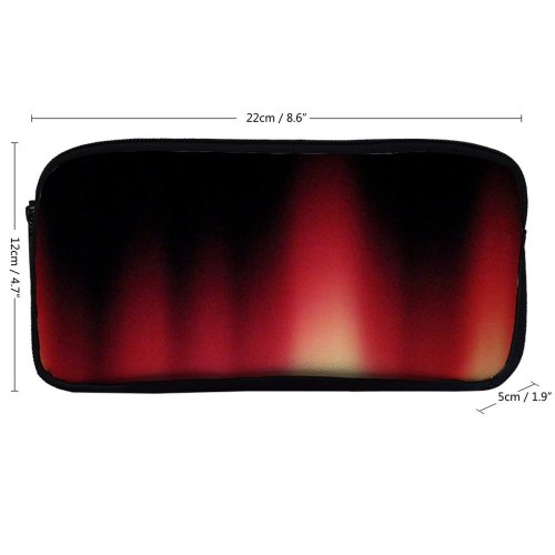 yanfind Pencil Case YHO Shades Abstract Tinge Flame Fuzzy Light Shade Scary Light Vamp Frightened Zipper Pens Pouch Bag for Student Office School