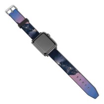 yanfind Watch Strap for Apple Watch Matterhorn  Dusk Peak Sunrise Switzerland Compatible with iWatch Series 5 4 3 2 1