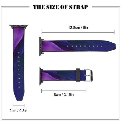 yanfind Watch Strap for Apple Watch Abstract Galaxy Note Ultra Purple Compatible with iWatch Series 5 4 3 2 1
