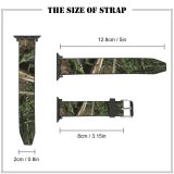 yanfind Watch Strap for Apple Watch Trees   Hiking Forest Natural Tree Old Growth Jungle Vegetation Valdivian Compatible with iWatch Series 5 4 3 2 1