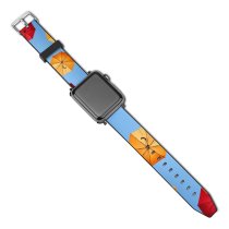 yanfind Watch Strap for Apple Watch   Umbrellas Sky Colorful Sky Multicolor Compatible with iWatch Series 5 4 3 2 1