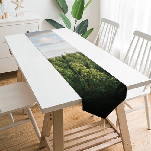 Yanfind Table Runner Abies Tree Sky Pine Plant Fir Free Stock Outdoors Forest Wallpapers Everyday Dining Wedding Party Holiday Home Decor