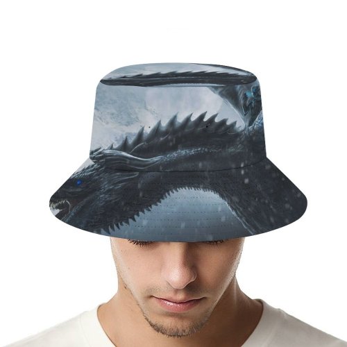 yanfind Adult Fisherman's Hat Elden Ardiente Graphics CGI Night King Dragon Game Thrones Concept Art Fishing Fisherman Cap Travel Beach Sun protection