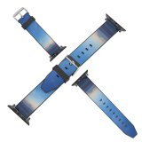 yanfind Watch Strap for Apple Watch Clear Sky Sunset Dusk Starry Horizon Beach Seascape Rocky Shore Compatible with iWatch Series 5 4 3 2 1