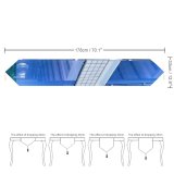 Yanfind Table Runner Blur Focus City Design Office Downtown Window Expression Steel Building Glass Urban Everyday Dining Wedding Party Holiday Home Decor