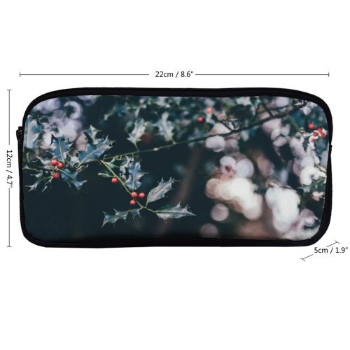 yanfind Pencil Case YHO Images Christmas Flora HQ Pond  Wallpapers Plant Free Winter Pictures Cherry Zipper Pens Pouch Bag for Student Office School