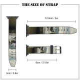 yanfind Watch Strap for Apple Watch Winter Cloud Branch Sky Cloud Plant Twig Tree Branch Plant Winter Freezing Compatible with iWatch Series 5 4 3 2 1