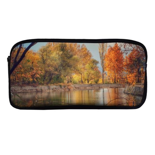 yanfind Pencil Case YHO Images Fall Autumn Land Building Landscape Aliraoufian Wallpapers Plant Outdoors Tree Scenery Zipper Pens Pouch Bag for Student Office School