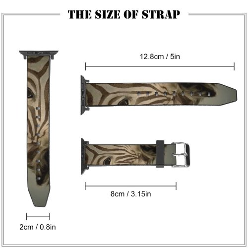 yanfind Watch Strap for Apple Watch Welt Zebra Striped Lined with Respect Closeness Maasai Mara Savannas Wildlife Herbivore Compatible with iWatch Series 5 4 3 2 1
