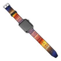 yanfind Watch Strap for Apple Watch Beach Sunset Seascape Evening Dusk Ocean Compatible with iWatch Series 5 4 3 2 1