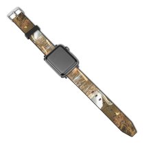 yanfind Watch Strap for Apple Watch  Swans Browns Lake Bird Ducks Geese Beak Freshwater Marsh Natural Landscape Compatible with iWatch Series 5 4 3 2 1