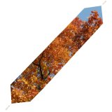 Yanfind Table Runner Temperate Sky Autumn Woody Plant Fall Broadleaf Branch Flowering Leaf Forest Leaf Everyday Dining Wedding Party Holiday Home Decor