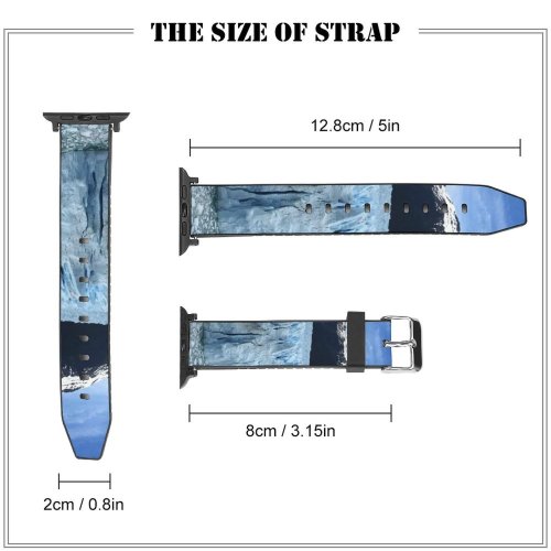 yanfind Watch Strap for Apple Watch Landscape America Backpack Argentina Pictures Outdoors Snow  Free  Travel Compatible with iWatch Series 5 4 3 2 1