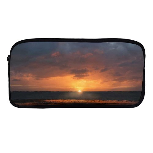 yanfind Pencil Case YHO Sunset Landscape Dusk Zipper Pens Pouch Bag for Student Office School