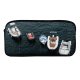 yanfind Pencil Case YHO Boats Above From Website Sea Ocean  Bird's Watercrafts Aerial Shot Zipper Pens Pouch Bag for Student Office School