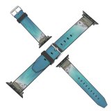 yanfind Watch Strap for Apple Watch Johny Goerend Snow Mountains  Aurora Borealis Landscape Sky Lofoten Islands Norway Compatible with iWatch Series 5 4 3 2 1