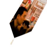 Yanfind Table Runner Billboard Tourist Street Tourism City Lampposts Illuminated Lights Downtown Daylight Stock Crowd Everyday Dining Wedding Party Holiday Home Decor