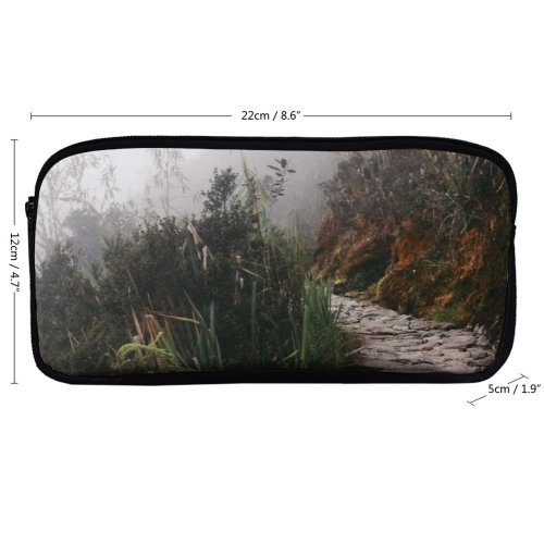 yanfind Pencil Case YHO Yoga Images Peru Path Reed Building Flora Backpacking Grass Plant Agavaceae Free Zipper Pens Pouch Bag for Student Office School
