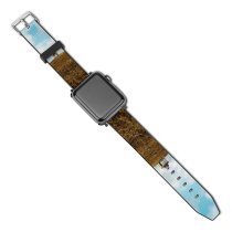 yanfind Watch Strap for Apple Watch Land Field Grassland Countryside Outdoors Mound Domain Images Public Slope Compatible with iWatch Series 5 4 3 2 1