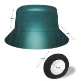 yanfind Adult Fisherman's Hat Dorothe Forest Path Foggy Morning Teal Turquoise Trees Fishing Fisherman Cap Travel Beach Sun protection