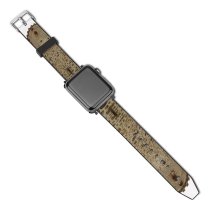 yanfind Watch Strap for Apple Watch  Grey Stones High Sky Old City Wall Texture Stone Impressive Mediaeval Compatible with iWatch Series 5 4 3 2 1