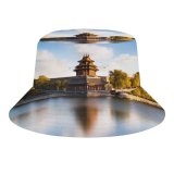 yanfind Adult Fisherman's Hat Forbidden City Beijing China Moat Imperial Palace Ming Dynasty Exposure UNESCO Heritage Fishing Fisherman Cap Travel Beach Sun protection