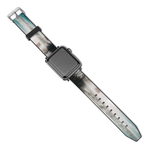 yanfind Watch Strap for Apple Watch Eruption Iceland Pictures PNG Outdoors Grey Volcano Geyser  Images Wallpapers Compatible with iWatch Series 5 4 3 2 1
