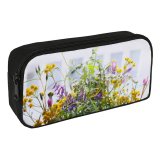 yanfind Pencil Case YHO Images Floral Vines Flora Spring Wildflowers California Flowers Aster Wallpapers Mimosa Plant Zipper Pens Pouch Bag for Student Office School