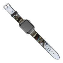 yanfind Watch Strap for Apple Watch Travel Boat Fishing Third Fish Wreck Ship Shipping Boating Harbour Trawl Trawling Compatible with iWatch Series 5 4 3 2 1