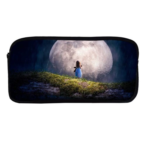 yanfind Pencil Case YHO Thiago Garcia Fantasy Cute Girl Adorable  Surreal Alone Zipper Pens Pouch Bag for Student Office School