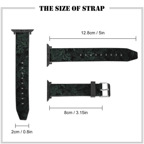 yanfind Watch Strap for Apple Watch Abies Pine Plant Pictures PNG Tree Fir Flower Vegetation Yew Bush Compatible with iWatch Series 5 4 3 2 1