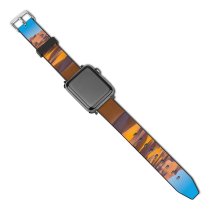 yanfind Watch Strap for Apple Watch Trey Ratcliff Sahara Desert Merzouga Morocco Sand Dune Sky Sunny Compatible with iWatch Series 5 4 3 2 1