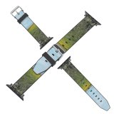 yanfind Watch Strap for Apple Watch Scenery Field Savanna Grass Rural Plant Outdoors Farm Wallpapers Land Grassland Compatible with iWatch Series 5 4 3 2 1