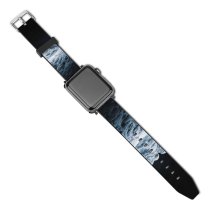 yanfind Watch Strap for Apple Watch MacOS Big Sur Winter Sedimentary Rocks Night Starry Sky IOS Compatible with iWatch Series 5 4 3 2 1
