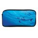yanfind Pencil Case YHO Dolphins Underwater Under Sea Aqua Zipper Pens Pouch Bag for Student Office School