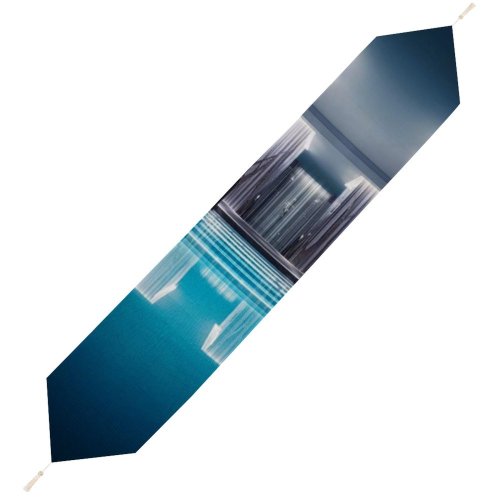 Yanfind Table Runner Otto Berkeley Pool Spa Reflections Peaceful Calm Everyday Dining Wedding Party Holiday Home Decor