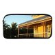 yanfind Pencil Case YHO Building Building Shade Dawn Home Home Light Classic Facade Estate Balcony Sunrise Zipper Pens Pouch Bag for Student Office School